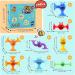 Suction Toys Kids Bath Toys 19pcs | Fun and Educational Sensory Toys for Kids 3-7 Years Old | Montessori Building Toys for Stress Relief and Travel - Buy Online on GoSupps.com
