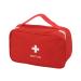 TOPASION Portable Empty First Aid Kit Bag  Travel Medicine Pouch  Small Medical Bag (Red)