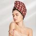 Cute Pig Microfiber Hair Towel | Super Absorbent Coral Velvet Wrap for Long Curly & Thick Hair - Quick Dry Hair Cap for Women - Buy Online on GoSupps.com