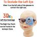 Kids Blue Astronaut 3D Silk Eye Patch for Left Eye - Medical Eye Patch for Children with Lazy Eye - Buy Online on GoSupps.com
