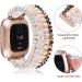 CAGOS Handmade Beaded Bracelet Straps for Fitbit Versa 2 - Pink/Copper - Buy Online on GoSupps.com