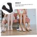 SHERCHPRY Self-Adhesive Heel Insoles - Comfortable Wear-Resistant High Heel Pads for Daily Use - Anti-Skid Foot Inserts - Black 21x9x0.3cm - Buy Online on GoSupps.com
