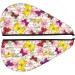 Hair Towel Wrap - Quick Drying Hair Turban with Button | Vintage Butterflies Design - Buy Online on GoSupps.com