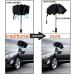 NOOFORMER Inverted Automatic Umbrella - Windproof Golf Compact Lightweight Car Umbrella for Men & Women (A2-Black) - Buy Online on GoSupps.com