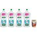 4 x Winni's Brilliant Hypoallergenic Dishwasher Dishwasher Additive with Natural Organic Vinegar Against Residues and Stains 250 ml + Italian Gourmet Polpa 400 g