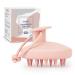 AIMIKE scalp massage brush shampoo brush 100% silicone head massage brush hair massage brushes for peeling no dandruff stimulates hair growth wet and dry hair massage brush pastel pink