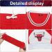 Kids Basketball Jersey Set - 5 Pcs Includes Shirt Shorts Arm Sleeves Headband & Socks for Ages 13-15 - Buy Online on GoSupps.com