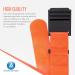 Dynarex Wipeable Gait Belts Ensures Safe Patient Transfer & Physical Therapy Plastic Buckle Orange Individually Packaged in Bags 1 Case of 10 Dynarex Wipeable Gait Belts - Buy Online on GoSupps.com