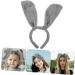 Yardenfun 1pc Animal Ear Headband Girl Hair Hoop Festival Hair Hoop Party Headdress Decoration Dog Ear Hair Hoop Party Hair Hoop Ball Hair Hoop Adorable Hair Hoop Hair Accessory Props 32x12cm Grey - Buy Online on GoSupps.com