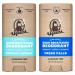Men's Natural Deodorant - Aluminum-Free Deodorant from Dr. Squatch - Natural Deodorizer - made w/postbiotics & charcoal - Deodorant for Men - Smell fresh with Coconut Castaway and Fresh Falls (2 Pk) Tropical Tide