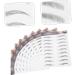 DRESSOOS 9 Sheets Imitation Eco Eyebrow Sticker Stickers Imitation Eyebrow Tattoos False Eyebrows Cosmetics 1 count (Pack of 1) Black - Buy Online on GoSupps.com