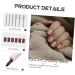 SKISUNO 1 Set Polisher Electric Tool Nail Drill Sanding Bands Nail Gel Kit Gel Nail Polish Bit Kit Nail Builder Gel Kit Nail Art Kit Manicure Pedicure Kit File Aluminum Alloy Miss Cordless 11.2X2X2CM Rose Gold - Buy Online on GoSupps.com