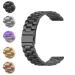FitTurn Bands Compatible with Letscom, Letsfit, Lintelek, Yamay SmartWatch -Replacement Classic Stainless Steel Metal WatchBand for ID205L, ID205U,ID215G, ID205, ID216, ID205S, SW021 (Black)