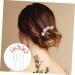 Angoily hair comb top clip alloy rhinestones pearl hair clip ponytail Korean version flowers flower pearl the flowers temperament comb Miss spring hair jewelry headgear large back of head - Buy Online on GoSupps.com
