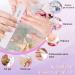 Professional 100/150 Grit Double-Sided Nail Files - 12 Reusable Files for Gel & Natural Nails | Flowering Board for Women - Buy Online on GoSupps.com