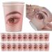 Eyelash Training Aids - Extension Lash Makeup Paper Cup | 20x Eyelash Training Paper Cup for Adults Makeup Artist Eyelash Beautician - Buy Online on GoSupps.com