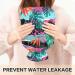 NAANLE Hot Water Bottle with Watercolor Flowers & Palm Leaves | 1L Transparent Cover | Handheld Bed Warmer for Pain Relief & Heat Therapy - Buy Online on GoSupps.com