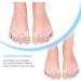Filfeel Hallux Valgus Toe Spreader - Bunion Corrector Gel Separator for Men & Women | Toe Spacer for Pain Relief - Buy Online on GoSupps.com