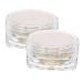 TOVINANNA 2pcs Loose Pigment Eyeshadow Eye Shadow Glitter Eyeshadow Make up Highlighter 1 count (Pack of 1) Golden