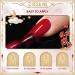 ROSALIND UV Nail Polish Gel Shellac Black Red Glitter 2 Colours Gel Nail Salon Design Kit Soak Off UV LED Gel Nail Polish Nail Polish Varnish for UV Lamp Large Capacity for 15 ml - Buy Online on GoSupps.com