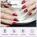  MrCuvaryas burgundy red glitter nail polish quick dry water based polish long lasting nail polish non toxic high gloss with creamy finish nail art diy manicure gift - Buy Online on GoSupps.com