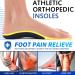 230Lbs+ Plantar Fasciitis Insoles - Heavy Duty Arch Support Orthotics for Pain Relief | Gel Inserts for Flat Feet & All-Day Comfort - Women's 7.5-9 / Men's 6-7 - Black - Buy Online on GoSupps.com