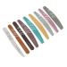 9 Piece Professional Nail File Set for Acrylic Nails Efficient Manicure Tools with Sand Strip Set for Nail Care