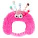 Face Wash Headbands for Women Plush Spa Hair Bands Makeup Headbands Skincare Headbands Cute Fluffy Creative Hair Accessories for Washing Face Funny Gifts for Women Girls (Pink)