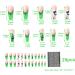 Halloween Press on Nails Halloween Press on Nails Medium Horror Ghost and Skull Halloween Fake Nails 24PCS Coffin French Tip False Nails with Gel Glue - Buy Online on GoSupps.com