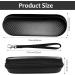 Yolonce Electric Toothbrush Travel Case - Portable Hard Shell Holder with Accessories - Black Striped Travel Etui - Buy Online on GoSupps.com