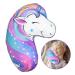 Basumee Seat Belt Covers for Kids Seat Belt Pads Unicorn Seatbelt Pillow Car Seat Head Support for Child Kids Toddlers Baby Purple