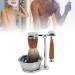 Men's Vintage Grooming Kit - Professional Beard Brush Trimming Soap & Bowl - Buy Online on GoSupps.com