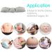 Stoma Security Belt Cushion - Protective Covers for Ileostomy & Urostomy Bags | Minky Dot Gray | Ideal for Men & Women - Buy Online on GoSupps.com