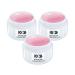 Gel Set 1-Phase Gel Pink Medium Viscosity - 3In1 Allround Nail Gel - Made in Germany (3 x 30ml)