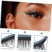 Beatifufu 4 pairs Waterproof Face Natural Supplies Decals Girls Eye Adhesive Temporary Strip Eyeliner Long 4x1.5cm Blue - Buy Online on GoSupps.com