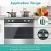 Child Safety Stove Knob Covers (5 + 1 Pack) - Universal Size Gas Knob Covers for Kids and Babies - Clear View Childproof Oven Knob Covers - Buy Online on GoSupps.com