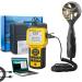 Holdpeak 826 A anemometer digital wind speed/temperature meter with data logger function / max/min/average/current yellow