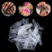 1000PCS Curved Long Coffin Nail Tips - Half Cover Ballerina Fake Nails for DIY Mani-Pedi | 10 Sizes - Perfect for Nail Studios - Buy Online on GoSupps.com