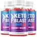 (3 Pack) Keto Blast Max Gummies Shark Keto Blast Gummy Tank Bears KetoBlast Gummies Advanced Formula (180 Gummies)