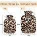 Buy Naanle Leopard Pattern Hot Water Bottle - 2L Transparent Bed Warmer for Pain Relief & Cold Therapy - Buy Online on GoSupps.com