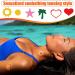 400-Piece Tanning Bed Stickers for Body, Funny Heart Labels, Self-Adhesive Sun Tan Stickers, 100 Pieces Per Roll - 1.2 x 0.8 Inches - Buy Online on GoSupps.com