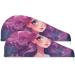 Purple Mermaid Hair Towel 2 Pack | Super Absorbent Quick Dry Turbans for Women & Girls - Buy Online on GoSupps.com