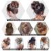 Qunlinta Messy Bun Hair Piece | Updo Scrunchies Hair Extensions | Light Brown Mix Ash Blonde | for Women & Girls - 1 Piece - Buy Online on GoSupps.com