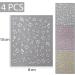 4 Sheets Flowers Nail Stickers Spring Summer 4 Colours Nail Art Decals Self-Adhesive Nail Art Sticker Manicure Tips DIY Nail Art Nail Decorations for Women Girls - Buy Online on GoSupps.com