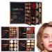 Palette De Maquillage Pour Les Yeux - 55 Couleurs Poudre Mate - Highlighter Pour Le Visage Nacr Mat Pour Femmes Adolescentes Filles Dames M res Beaut Festival Soir e Rencontre v nement