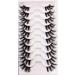 False Eyelashes Half Lashes Natural Look Wispy Lashes Cat Eye DIY Lightweight Reusable Fluffy False Lashes 10 Pairs Fake Eyelashes (23) - Buy Online on GoSupps.com