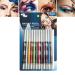EONFAVE Eyeliner Pen 12 Colors Eyeshadow Waterproof and Smooth Cream Eye Pencil and Eyeliner Pencil
