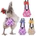 Waterproof Duck Diapers & Chicken Clothes | Reusable Poultry Diapers for Chicks Roosters & Bantams | Perfect Gift for Celebrations - Buy Online on GoSupps.com