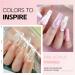 COSCELIA Acrylic Powder for Nails - 8g Transparent for 3D Nail Extensions | No Lamp Needed | Shop Internationally - Buy Online on GoSupps.com