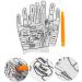 Acupressure Gloves Set with Reflex Zone Diagrams & Acupuncture Pen - Natural Massage Tools for Pain Relief - Buy Online on GoSupps.com